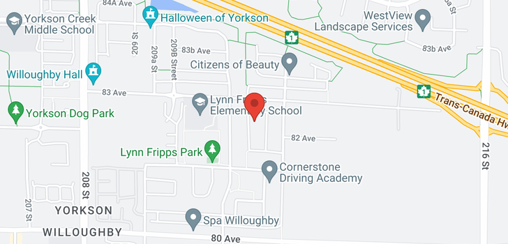 map of 8214 211A STREET